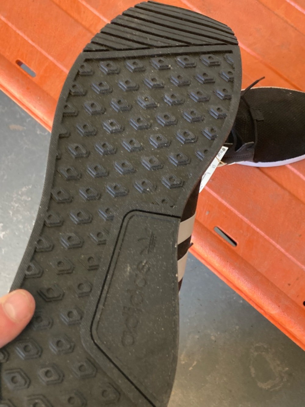 adidas Black and White Casual Trainer